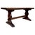 Spanish Colonial Narrow Walnut Console Table, 1920s For Sale - Image 15 of 18