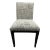 Arhaus Jasper Side Chair in Black and White - Showroom Sample For Sale