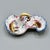 Antique French Porcelain Double Salt Cellar Dish by Charles Field Haviland for Gérard, Dufraisseix & Morel, 1890s For Sale - Image 4 of 17