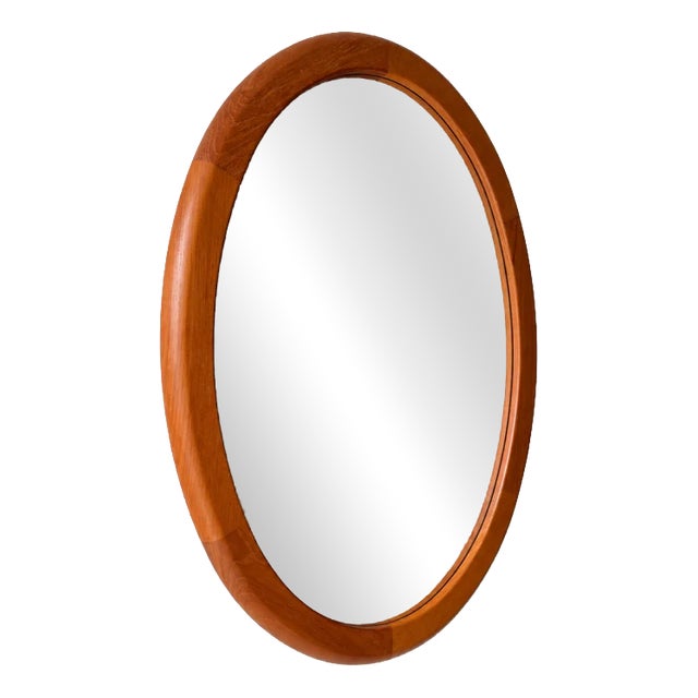 Danish Teak Mirror from Silkeborg, 1960s For Sale