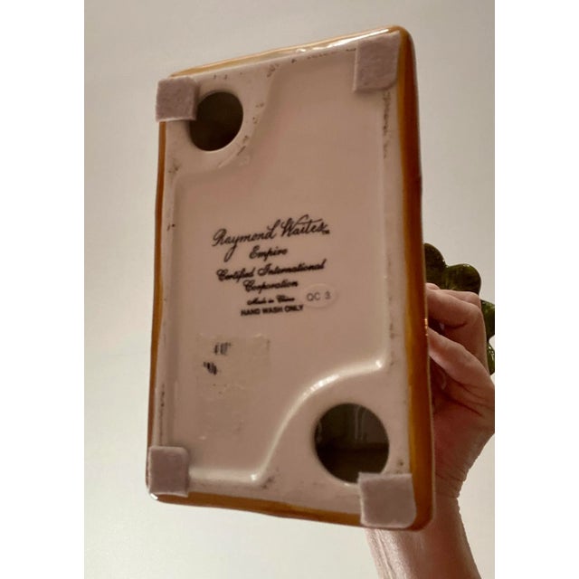 1980s 1980s Raymond Waites Empire Collection Monkeys 2 Candleholders and 1 Bowl - Set of 3 For Sale - Image 5 of 12