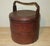 Antique Basket in Wood and Rattan with Three Sections, 1900 For Sale - Image 11 of 11