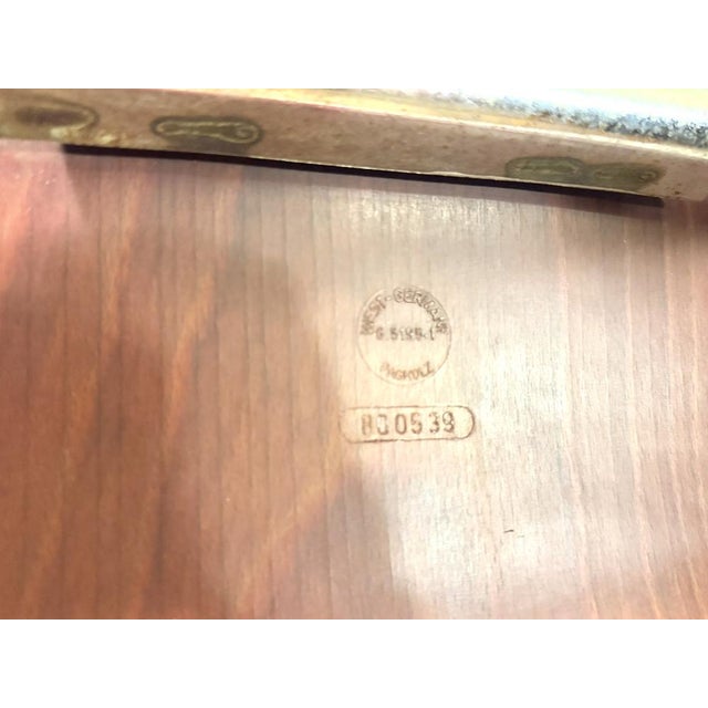 The chair is in very nice condition. There is a chip on the side as shown in the pictures. Otherwise it only has very...