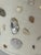 1970s Pair Coastal Sea Shell Linen Lamp Shades For Sale - Image 4 of 5