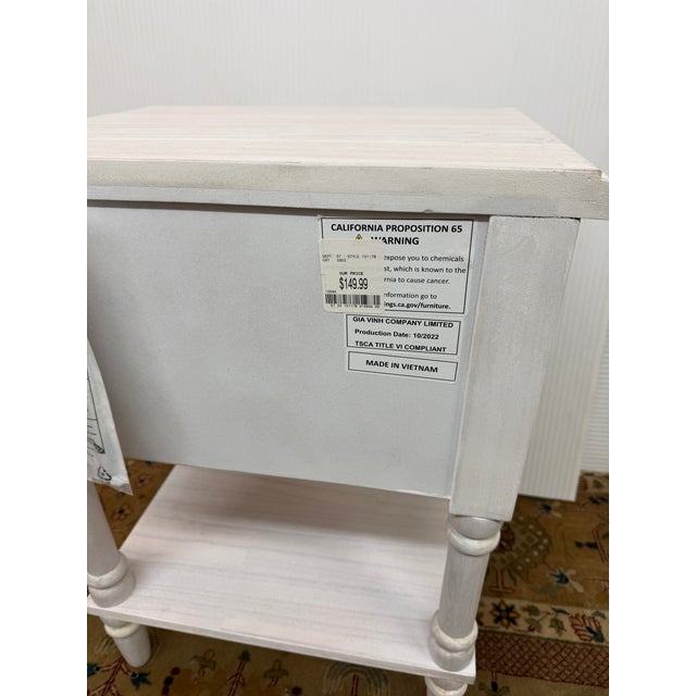 Rustic European Flagstaff Nightstand For Sale - Image 10 of 12