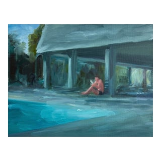 Enjoying the Sun - Oil on Linen by Kory Alexander For Sale