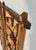 Pair Mid Century Carved Wood Flower Art Wall Hanging Plaques, Tiki Bar Tropical Exotic Decor Circa 50s 60s For Sale - Image 10 of 12