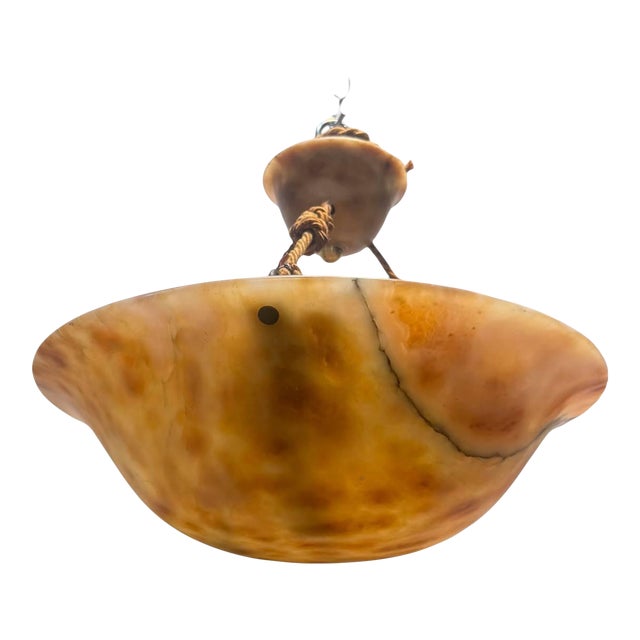 1940 Italian Alabaster Pedant For Sale