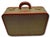 Vintage 1940s Lincoln "Zephyrweight" New York Tweed & Leather Overnight Suitcase in Nice Condition For Sale - Image 9 of 18
