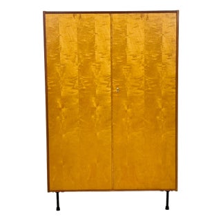 Vintage Wardrobe in Pine, 1960s For Sale
