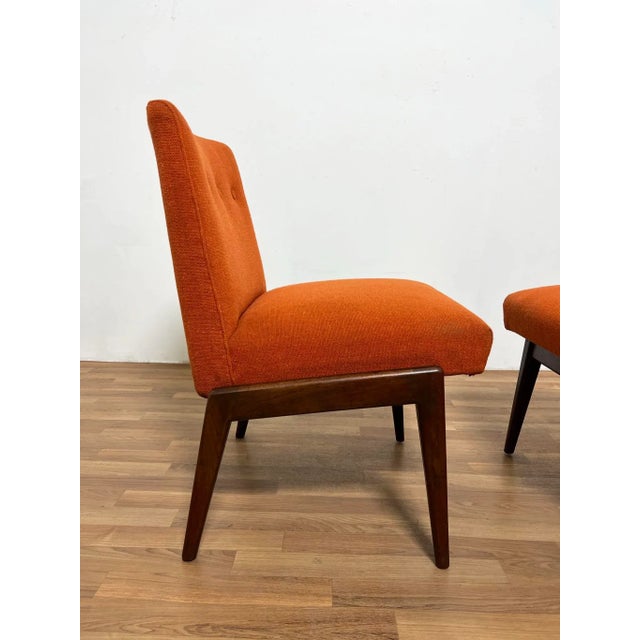 Mid-Century Modern C. 1950s Jens Risom C-220 Lounge Chairs - a Pair For Sale - Image 3 of 13