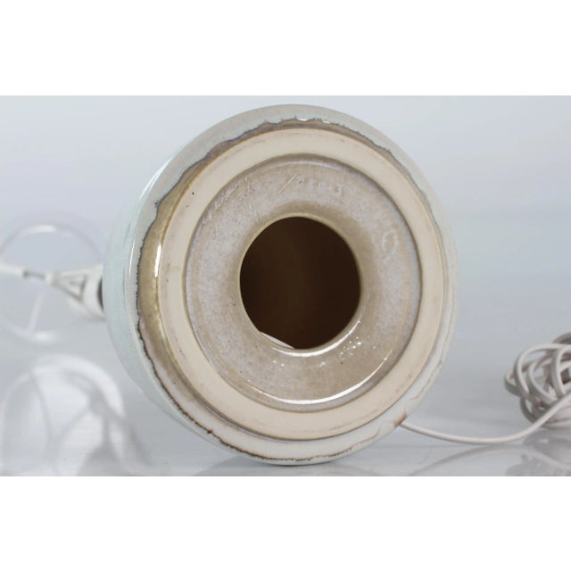 Large Mid-Century Danish Ceramic Table Lamp by Einar Johansen for Søholm, 1960s For Sale - Image 11 of 13