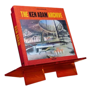 TASCHEN Books, "The Ken Adam Archive" Collector's Edition, numbered copies, each signed by Sir Ken Adam, with acrylic, engraved bookstand