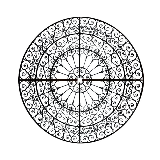 Antique Skylight Grill - Wrought Iron For Sale - Image 10 of 10