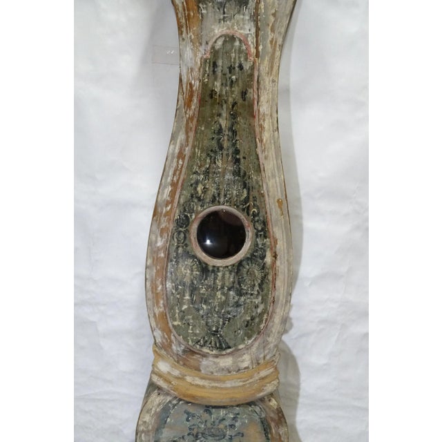 Early 19th Century Mora Clock Swedish 100% Original Paint For Sale - Image 5 of 10
