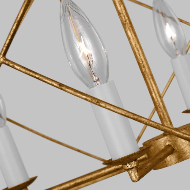 Beatrix is a light and airy pendant series with a minimal round frame. The Beatrix series by Chapman & Myers is open-caged...