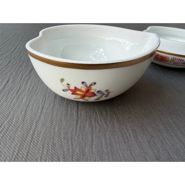 Vintage Herend Porcelain Heart Trinket Box For Sale - Image 11 of 17