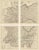 Antique Maps of Germany and Switzerland by Lowry, 1852, Set of 4 For Sale