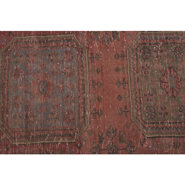 Mid 20th Century Vintage Turkish Stair Runner 2'6'' X 23'7'' For Sale - Image 4 of 12