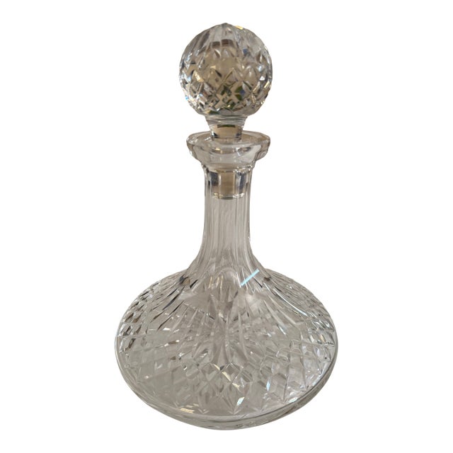 Vintage Waterford Lismore Ship's Decanter For Sale