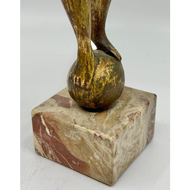 Northern Italian Carved Wood & Gessoed Atlas with Celestial Globe Circa 1800 For Sale - Image 15 of 18