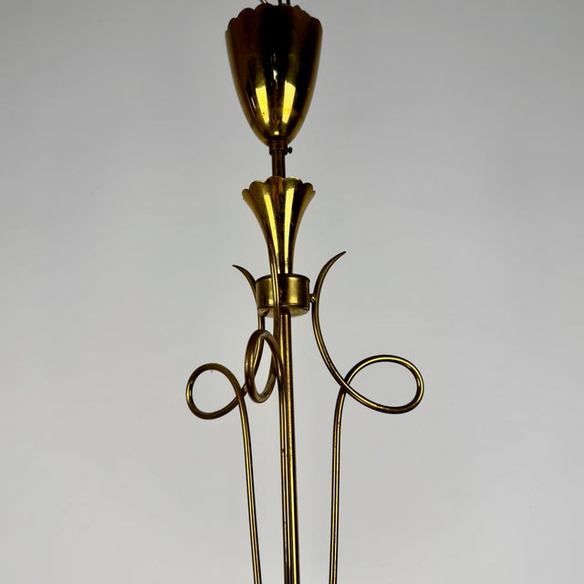 Italian UFO Pendant Light by Pietro Chiesa for Fontana Arte, 1950s For Sale - Image 6 of 8