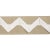 Not Yet Made - Made To Order Sample - Schumacher Lazare Applique Tape in Ivory on Natural For Sale - Image 5 of 5
