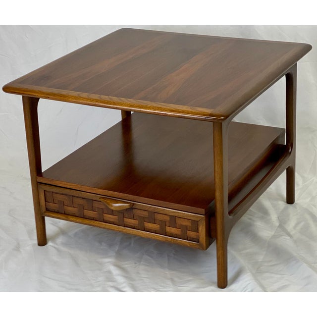 Vintage Lane Perception Mid Century Modern Side Table Nightstand