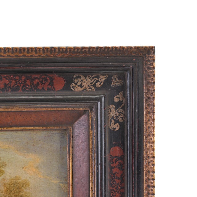Equestrian Scene, 18th Century, Oil Painting on Canvas, Framed For Sale - Image 8 of 10