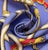 21st Century Full Set 41x41 Cm Navy Silk Scarf by Hermès For Sale - Image 6 of 15