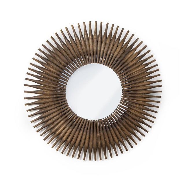 Regina Andrew Rolling Pin Round Mirror For Sale - Image 9 of 9