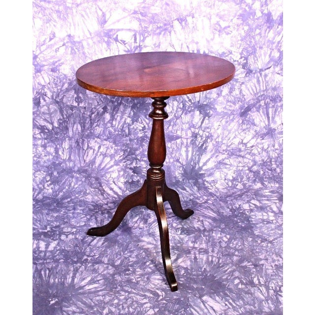 Antique Tilt Top Mahogany Oval Breakfast Table | Chairish
