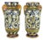 Painted and Handmade Ceramic Amphoraes of Caltagirone, 1980s, Set of 2 For Sale