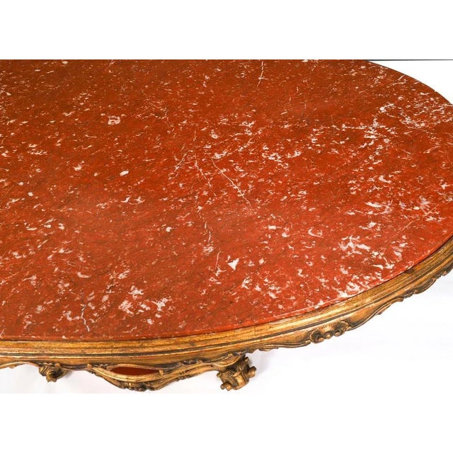 Antique George II Revival Rouge Marble Topped Eagle Centre Table For Sale - Image 6 of 18