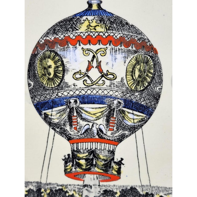 Limited Edition Voyages Series Decorative Plate from Longwy Pottery Factory, 1970s For Sale - Image 13 of 18