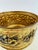 Vintage English Embossed Brass Footed Planter Cachepot For Sale - Image 4 of 10