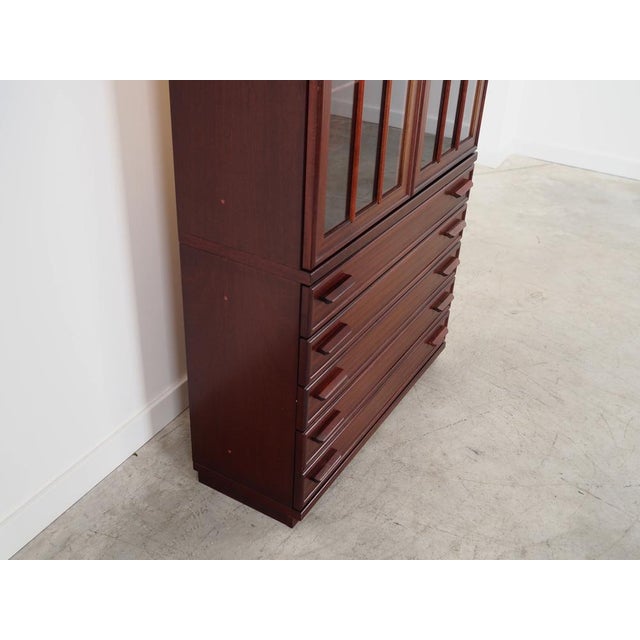 Vintage Danish Mahogany Showcase, 1970s For Sale - Image 4 of 15