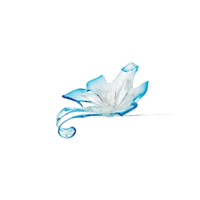 Postmodern Sommerso Murano Glass Fruit Bowl from Mandruzzato, Italy, 1950 For Sale - Image 13 of 14