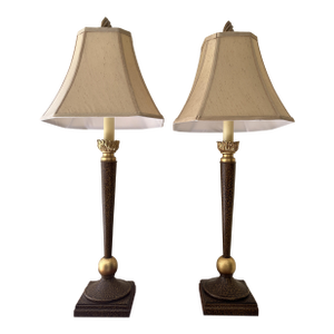 1980s Neoclassical Revival Table Lamps - a Pair