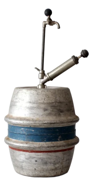 Vintage 1965 Drewrys Aluminum Beer Keg - Quarter Barrel