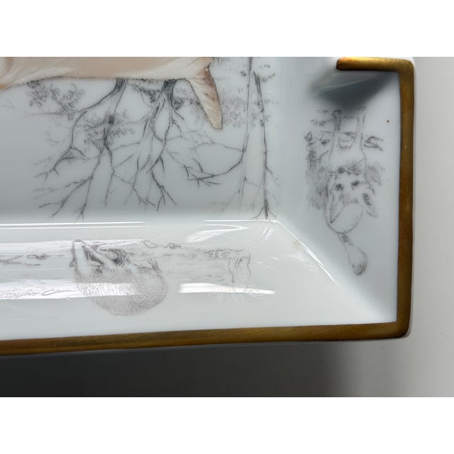 Vintage Decorative Dog Ashtray from Hermès Paris, France For Sale - Image 5 of 8