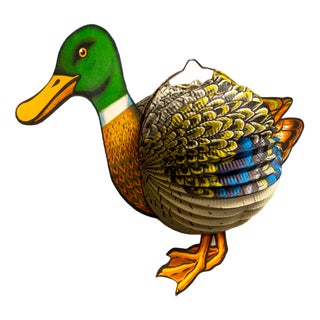 Paper Duck Lantern, West Germany, 1960s For Sale