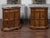 Wood Pair of 1800s Italian Carved Walnut Cabinets with Canted Sides, Drawer and Doors For Sale - Image 7 of 12