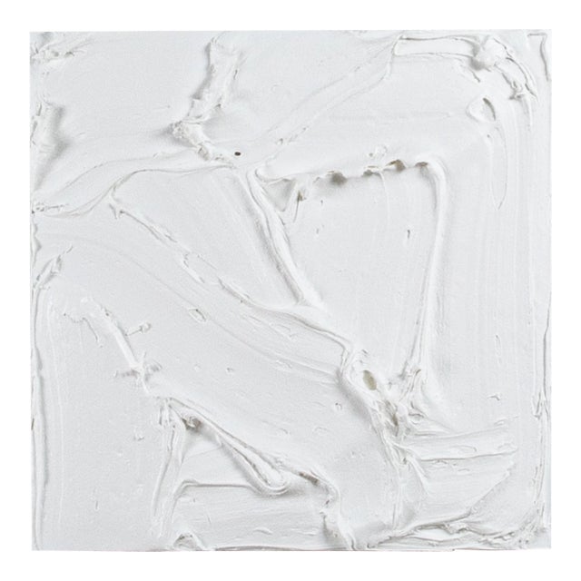 Modern Textural Monochromatic Painting by Michael Allen For Sale