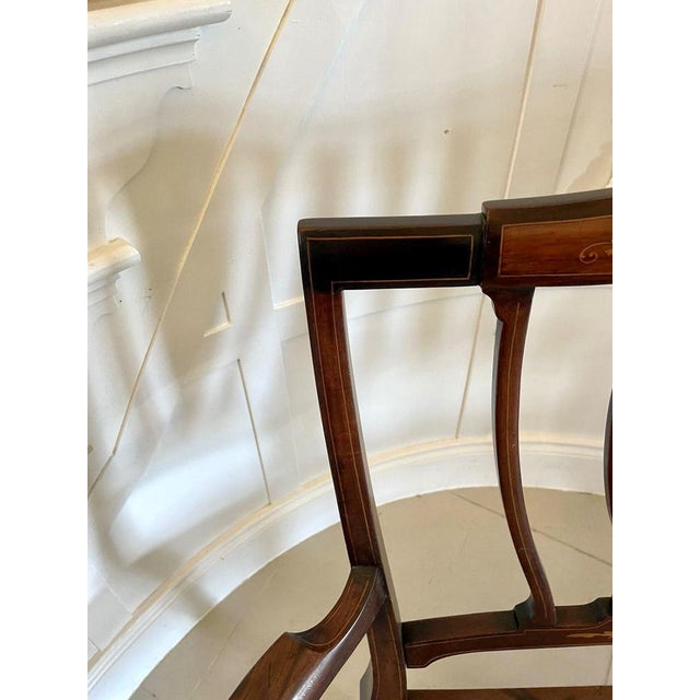 Antique Edwardian Mahogany Inlaid Sofa, 1900s For Sale - Image 14 of 18