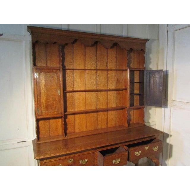 Georgian Country Oak Dresser, 1800s For Sale - Image 6 of 9