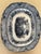 Antique Mid-19th Century Ridgways “Grecian” Blue Transferware Graduated Platters (15”, 17”, & 19”) - Set of 3 For Sale - Image 9 of 12