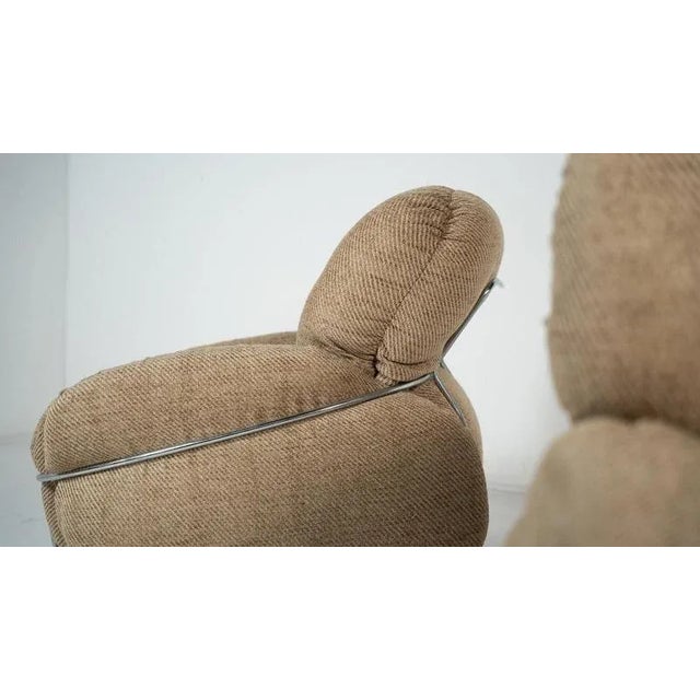 Set of Mid-Century Modern Okay Armchairs attributed to Adriano Piazzesi, 1960s For Sale - Image 3 of 8