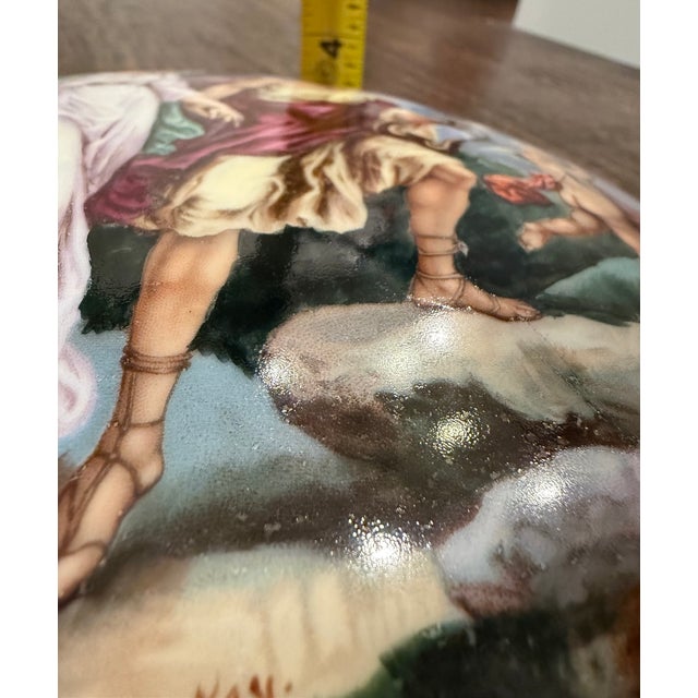 Large Antique T&v Limoges Hand-Painted Vanity Box With Classical Scene, Circa 1892–1907 For Sale - Image 10 of 18