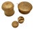 Hand Made Sycamore Treen Pots 1 with Miniatures, Set of 3 For Sale